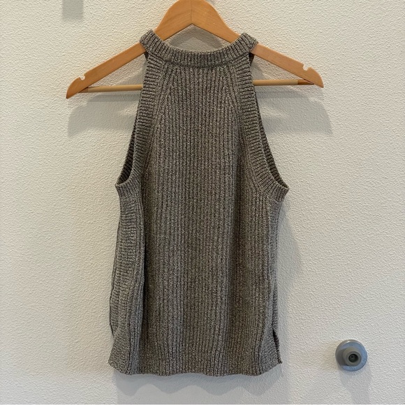 Madewell - Valley Sweater Cutaway Tank Top Gray - Picture 3 of 5